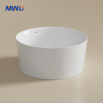 MWD BT-109 1300×1300×580mm Round Bathtub - Matte/Gloss Finish | High-Quality Original Acrylics Material