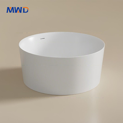 MWD BT-109 1300×1300×580mm Round Bathtub - Matte/Gloss Finish | High-Quality Original Acrylics Material