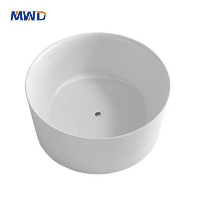 MWD BT-109 1300×1300×580mm Round Bathtub - Matte/Gloss Finish | High-Quality Original Acrylics Material
