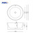 MWD BT-109 1300×1300×580mm Round Bathtub - Matte/Gloss Finish | High-Quality Original Acrylics Material