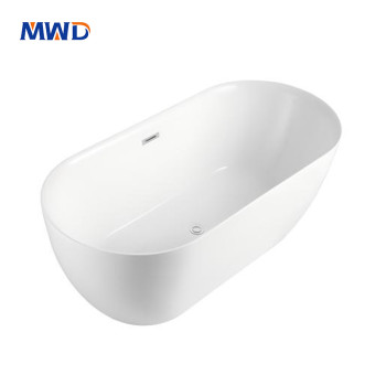 MWD Freestanding Acrylic Bathtub | 1600x750x580mm | Matte or Gloss Finish | Premium Original Acrylic