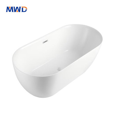 MWD Freestanding Acrylic Bathtub | 1600x750x580mm | Matte or Gloss Finish | Premium Original Acrylic