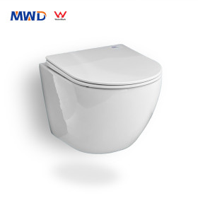 OEM & ODM Rimless One-Piece Wall-Hung Toilet by MWD 2024 - Featuring Efficient Mono Flush Valve | Bulk Supply for Global Brands, Wholesalers, and Importers