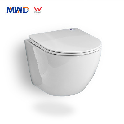 OEM & ODM Rimless One-Piece Wall-Hung Toilet by MWD 2024 - Featuring Efficient Mono Flush Valve | Bulk Supply for Global Brands, Wholesalers, and Importers