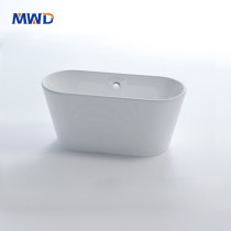 MWD Acrylic Freestanding Bathtub  1300mm to 1700mm Luxury Soaking Tub
