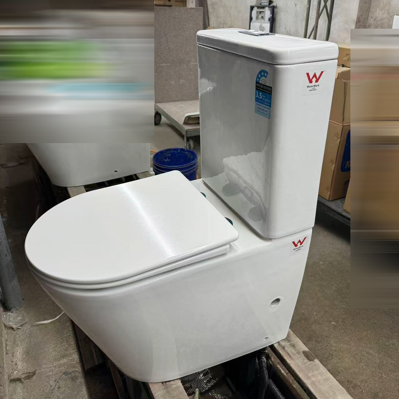 two piece toilet