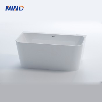 MWD Square Inner Rounded Corner Acrylic Freestanding Bathtub - 5 Sizes (1400mm to 1800mm)