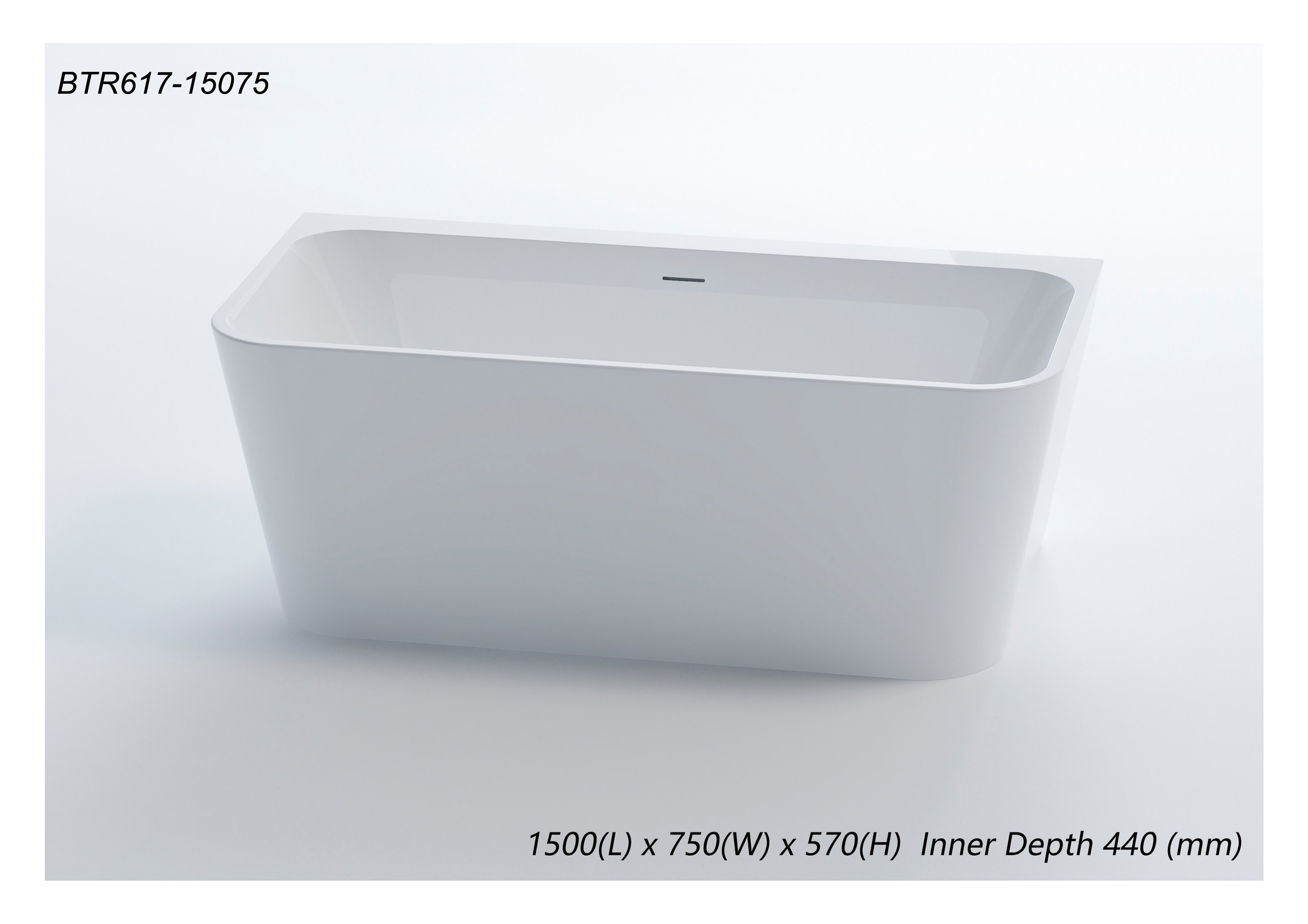 square freestanding tub