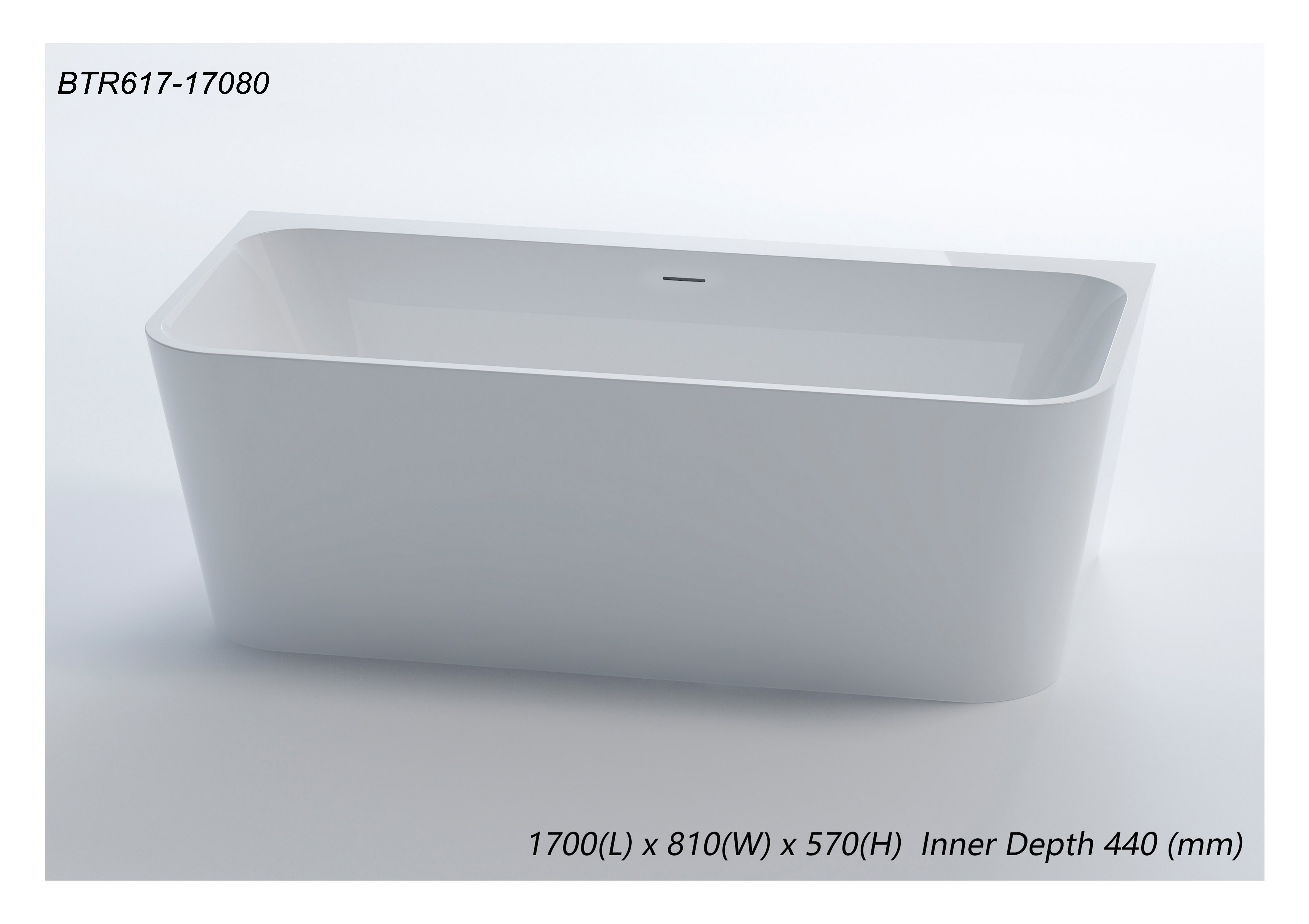 square freestanding tub