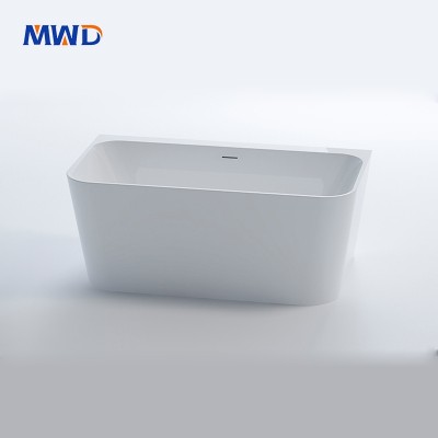 MWD Freestanding Oval Acrylic Bathtub - 1700mm or 1800mm Length, Soaking Tub, Modern Design