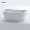 MWD Acrylic Freestanding Bathtub - Elegant 1700mm/1800mm Length, Modern Design with Smooth Curves