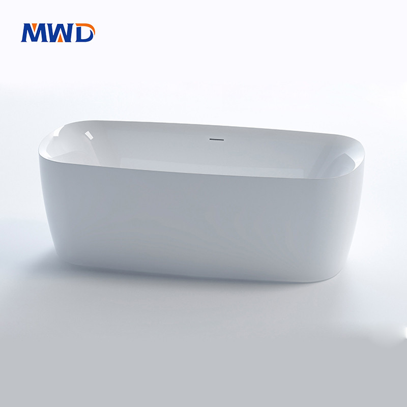 Acrylic Freestanding Oval Bathtub