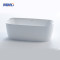MWD Modern White Soaking Tub Freestanding Acrylic Bathtub - 1700x800x600mm