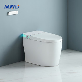 MWD Smart One-Piece Toilet | Luxury Ceramic Bidet Toilet with Auto Lid, Heated Seat & Remote Control