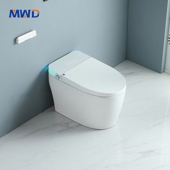 MWD Smart One-Piece Toilet | Luxury Ceramic Bidet Toilet with Auto Lid, Heated Seat & Remote Control