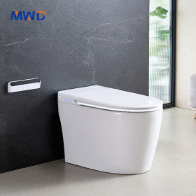 MWD Smart Toilet – Premium Tankless Design with Auto cover, Bidet, and Massage Wash Modes