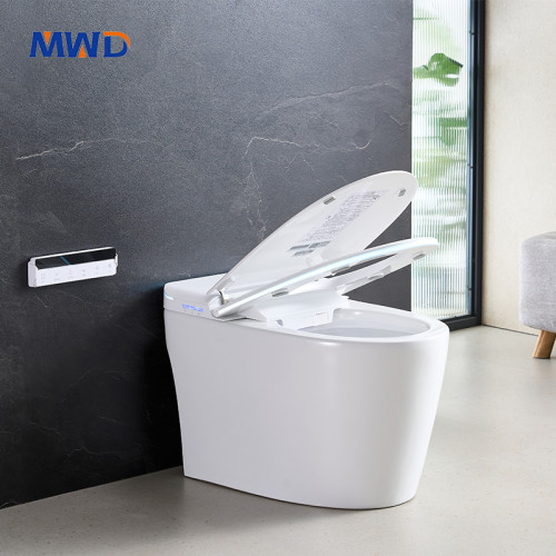 MWD Smart Toilet – Premium Tankless Design with Auto cover, Bidet, and Massage Wash Modes