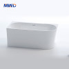 MWD Acrylic Freestanding Oval Bathtub - Multiple Sizes (1400mm to 1800mm) | Modern Elegant Bath