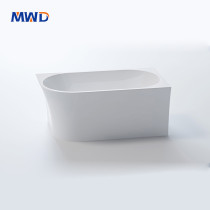 MWD Acrylic Freestanding Oval Bathtub - Multiple Sizes (1400mm to 1800mm) | Modern Elegant Bath
