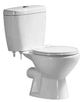 China wholesale sanitary ware two piece toilet p-trap washdown close couple toilet suite