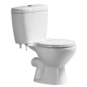 China wholesale sanitary ware two piece toilet p-trap washdown close couple toilet suite