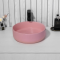 Colourful sanitary ware matt table top lavabo sink bathroom ceramic countertop art sinks