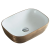 Bathroom sanitary ware small wash basin Golden basin hand painted wash basins