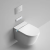 Inodoro inteligente colgado en la pared, sistema completo inteligente con descarga automática, sensor de pie para bidé de baño