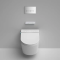 Bathroom bidet foot sensor automatic flush intelligent complete set wall hung smart toilet