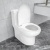 Einteiliges WC-Set mit Soft-Closing-Sitz, Sanitärkeramik, CUPC-Keramiktoilette