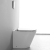 Badezimmer-Wasserklosett zur Bodenmontage, runde Form, an der Wand hängendes WC-Bidet zum Verkauf
