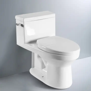Toilette sifónico del sistema del WC del retrete de una pieza del blanco de la S-Trap del ahorro de agua de las mercancías sanitarias