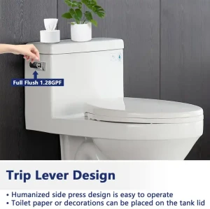 Sanitary Ware Water Saving White S-Trap Siphonic One Piece Toilet WC Set toilette