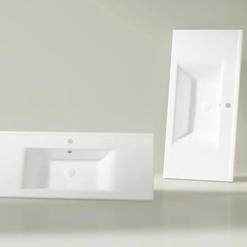 Шкаф для ванной комнаты в европейском стиле, одна раковина, умывальник, одна чаша, белый цвет