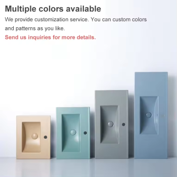 Bathroom sink thin edge cabinet wash hand basin vanity sink above counter for bathroom