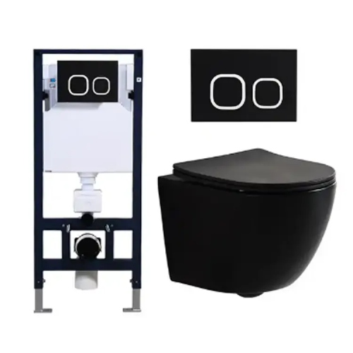 MWD Manufacturer outlet Suspend Modern Hanging Mount Water with Hidden water tank Rimless Floating Ceramic wall mounted toilet