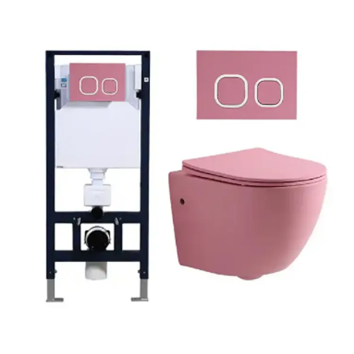 MWD Manufacturer outlet Suspend Modern Hanging Mount Water with Hidden water tank Rimless Floating Ceramic wall mounted toilet