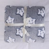 Fake Fur Soft & Skin-perfect Knitted Baby Blanket Al por mayor Fancy Stars de la fábrica china