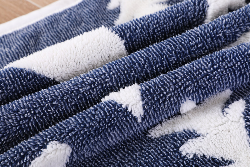 Chunky Knit Throw Blanket Wholesale Sherpa Fleece knitted throw blanket From Chinese Factory