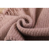 ODM Knit Triangle Blanket Мягкое декоративное вязаное одеяло оптом с кисточками