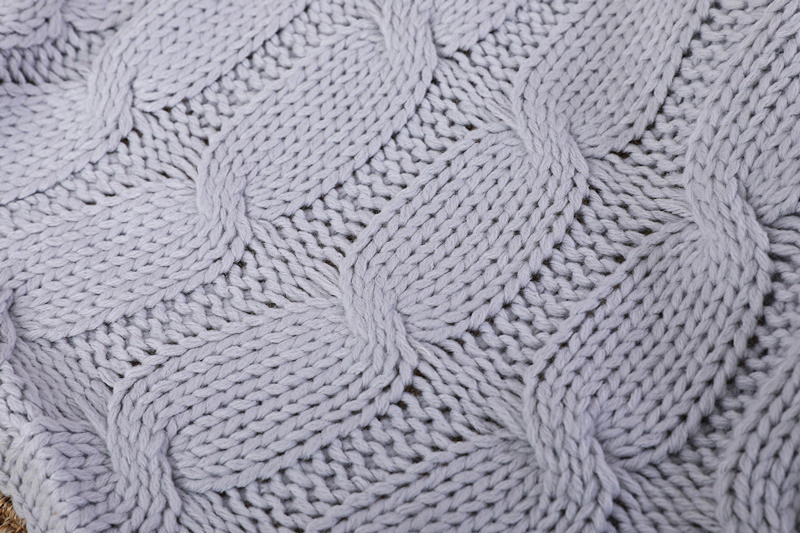 chunky knit blanket