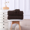 OEM Knitted Blanket With Tassels Wholesale Soft Home Throw Blanket warm high quality knitted blanket