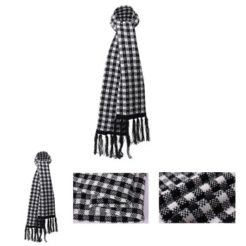 OEM High Quality Wholesale Knitted Scarf with fringle winter warm knitting scarf from China Factory