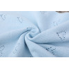 Wholesale Heart Pattern Organic Pointelle Jacquard Knitted Baby Blanket