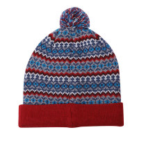 Custom ladies knitted jacquard wholesale anti-pilling hats