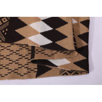 OEM Double Knit Scarf Wholesale Recycle Knitted Warm Scarf winter knitted warm scarf from China