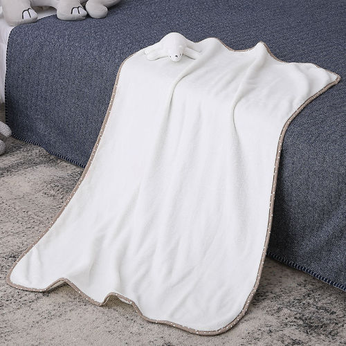 Couverture de bébé tricotée en gros pour bébé en peluche recyclable Snuggle Baby Lovey, ours