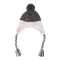Custom ladies knitted Earflap Beanie wholesale Anti-pilling Hat Knitted beanie with Pom