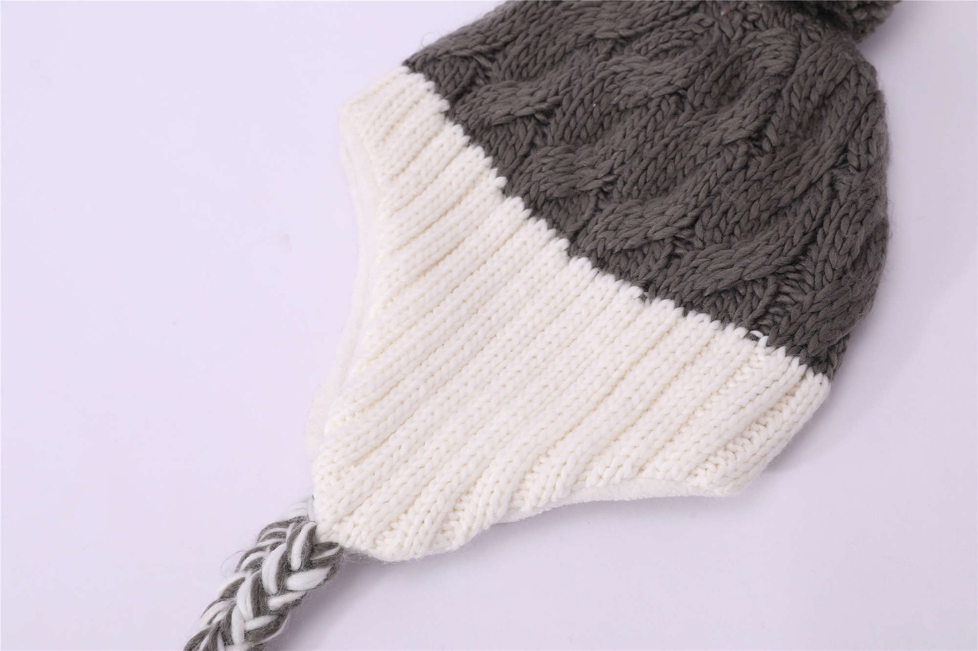 knitted Earflap Beanie