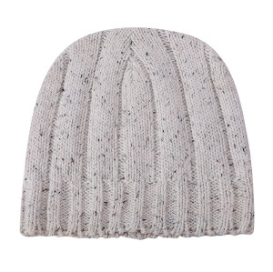 Custom ladies knitted rib wholesale anti-pilling hats